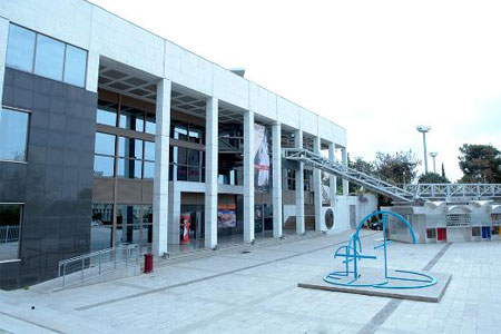 Exterior of the Teloglion Foundation of Fine Arts